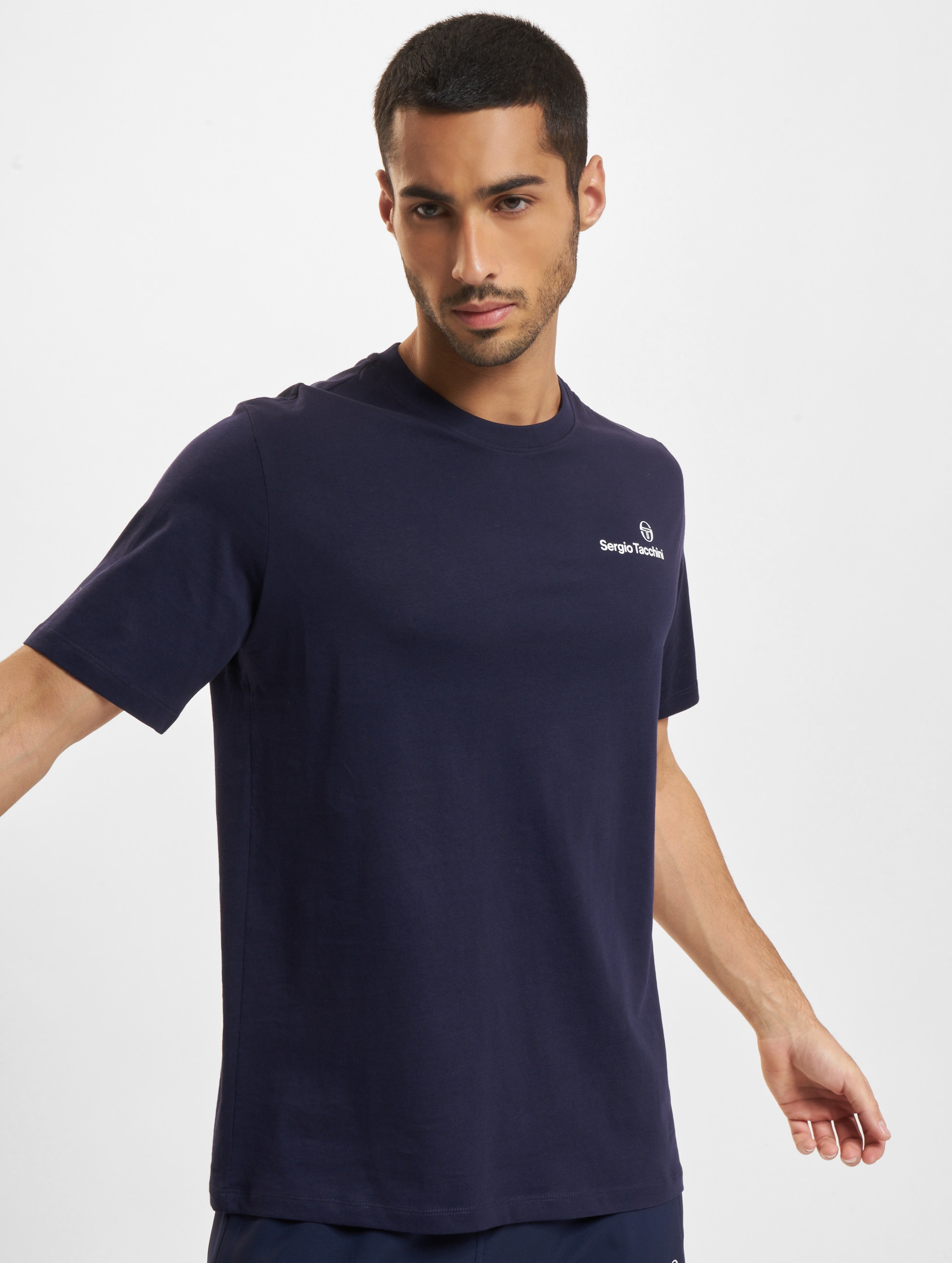 Sergio Tacchini Bold Co T-Shirt Mannen op kleur blauw, Maat 3XL