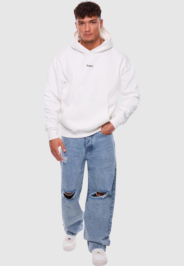 HEAVY OVERSIZE MIDDLE RUBBER PATCH HOODIE-1