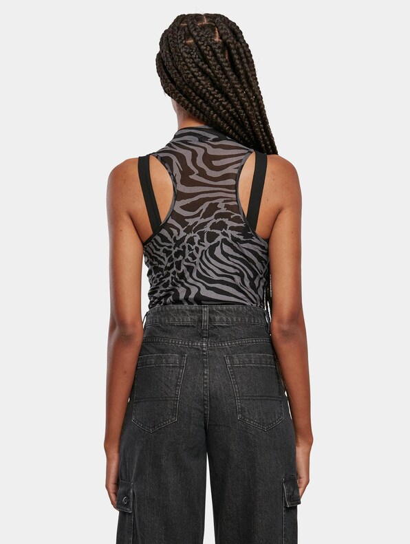 Ladies Sleeveless Mesh Body-1