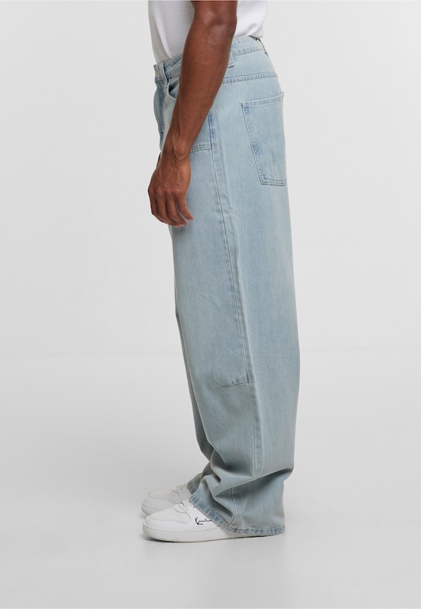 Og K Washed Western Relaxed Baggy Jeans-2