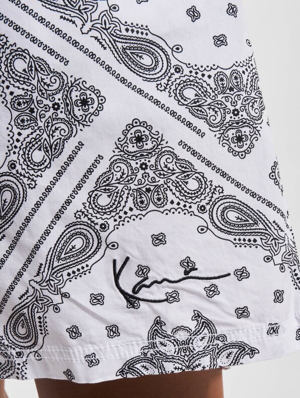 KK Small Signature Paisley Block Resort Shorts-5