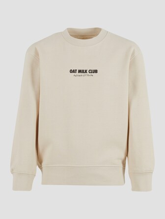 Another Cotton Lab Oat Milk Club Kids Pullover