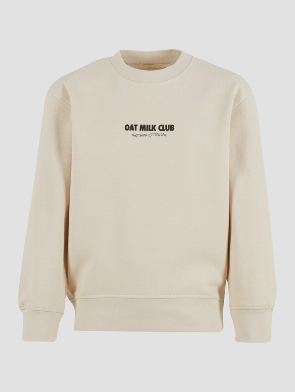 Another Cotton Lab Oat Milk Club Kids Pullover-0
