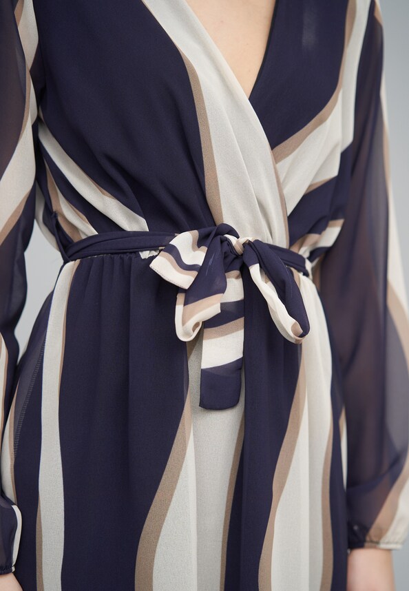 Long-sleeve Dress Waves-4