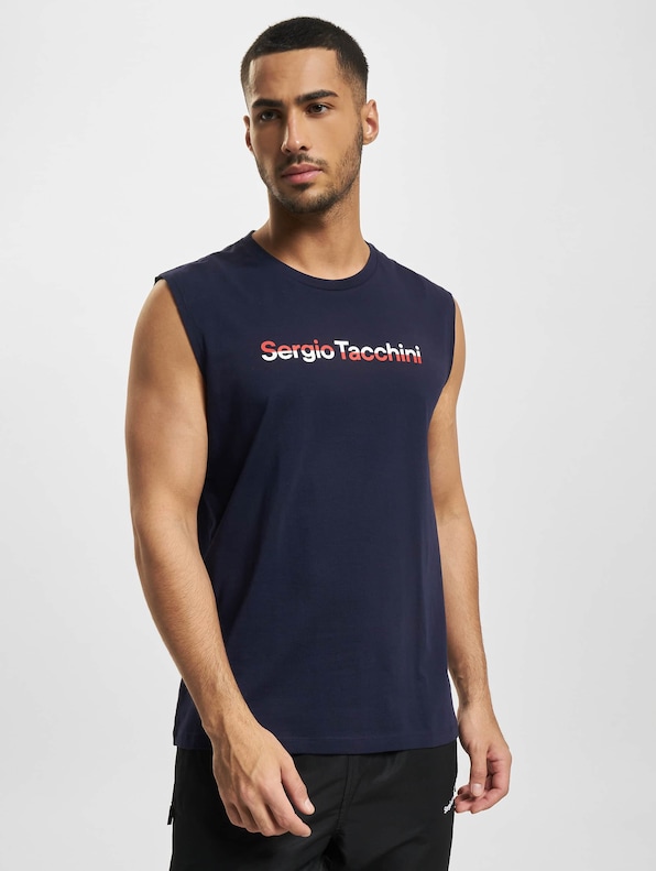 Sergio Tacchini Tobin T-Shirt Navy/Adrenaline-2