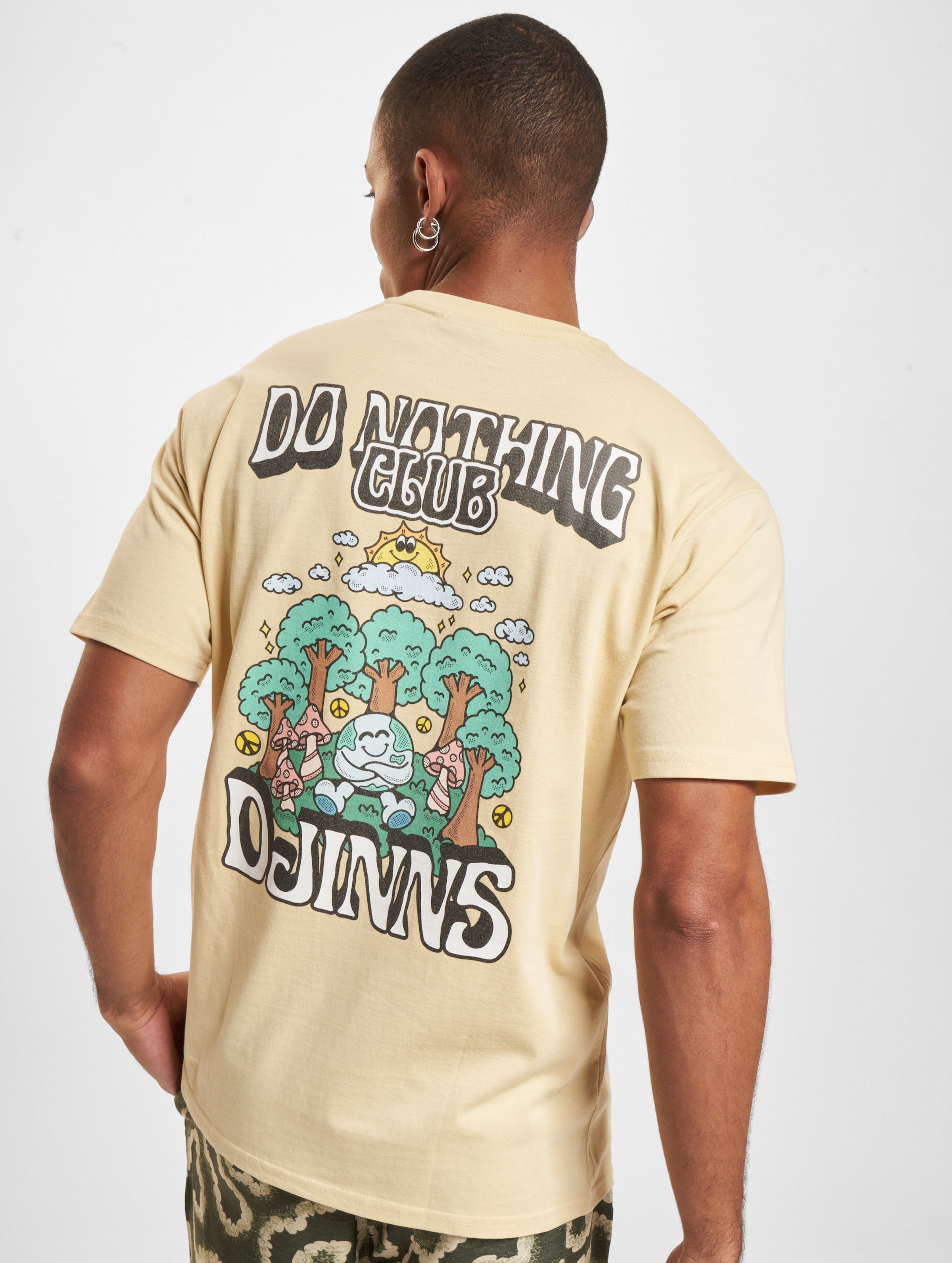 Djinns DNC Sun T-Shirts Männer,Unisex op kleur beige, Maat XXL