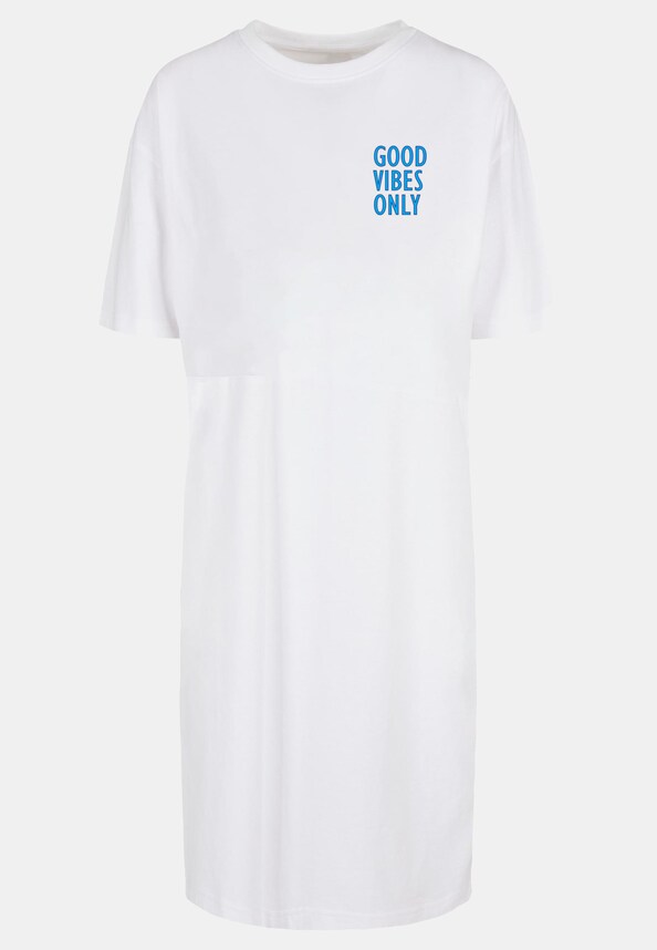 Ladies Good Vibes Only Oversized Slit-2