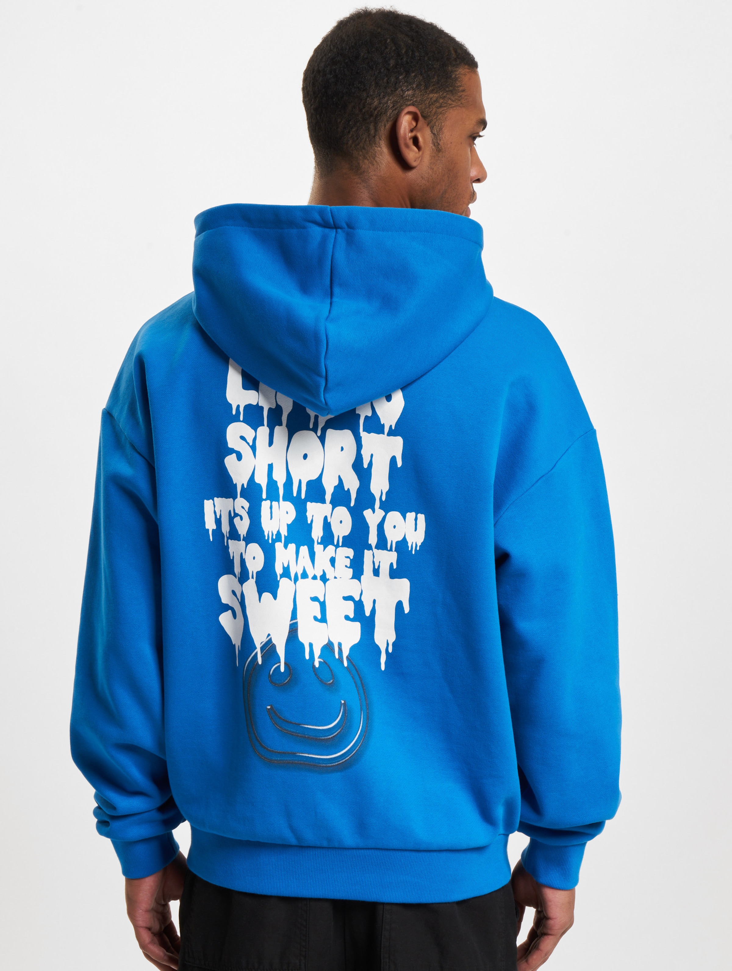 Lost Youth LY ''CLASSIC V.2'' HOODIE Mannen op kleur blauw, Maat M