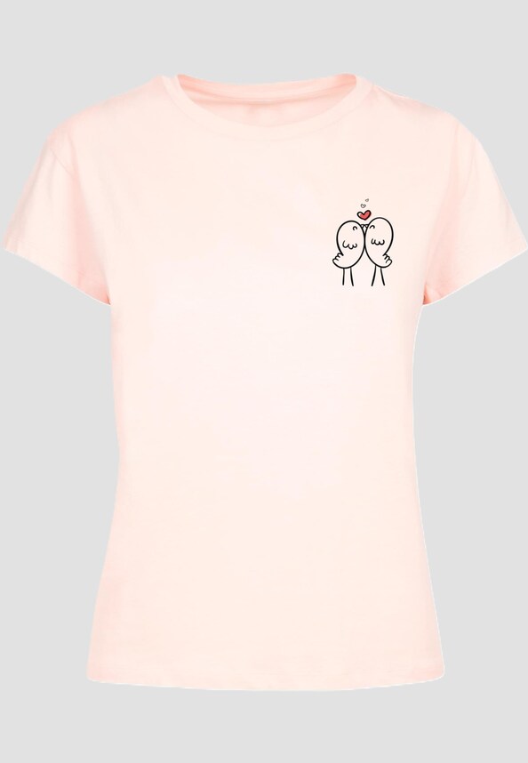 Ladies Hugs & Love - Birds Love Box Tee-2