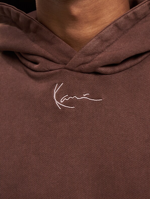 Karl Kani KM234-058-1 Small Signature Os Heavy Sweat Washed Hoodies-3