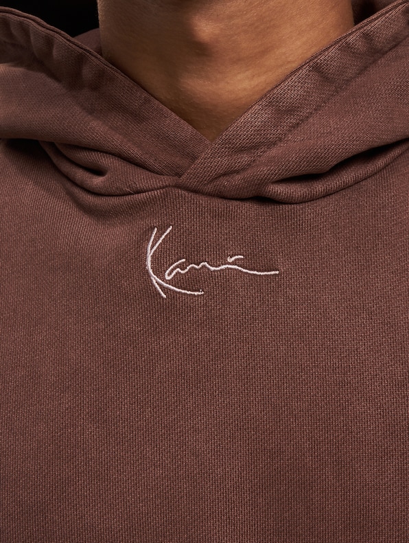 Karl Kani KM234-058-1 Small Signature Os Heavy Sweat Washed Hoodies-3