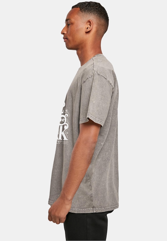 Friends - On A Break Acid Washed Oversize Tee-2