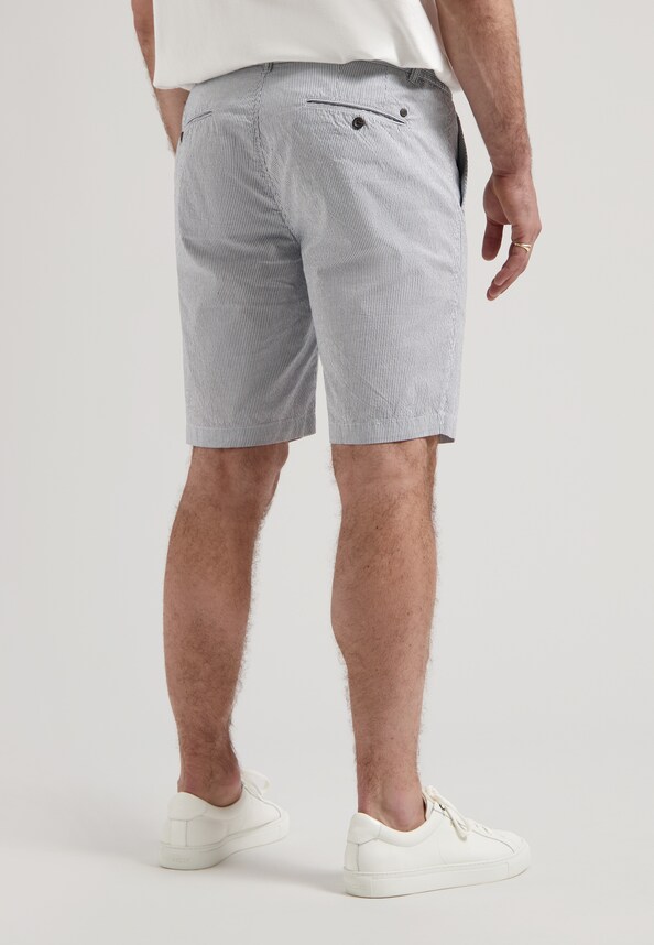Lancaster Shorts Seersucker Stripe-1