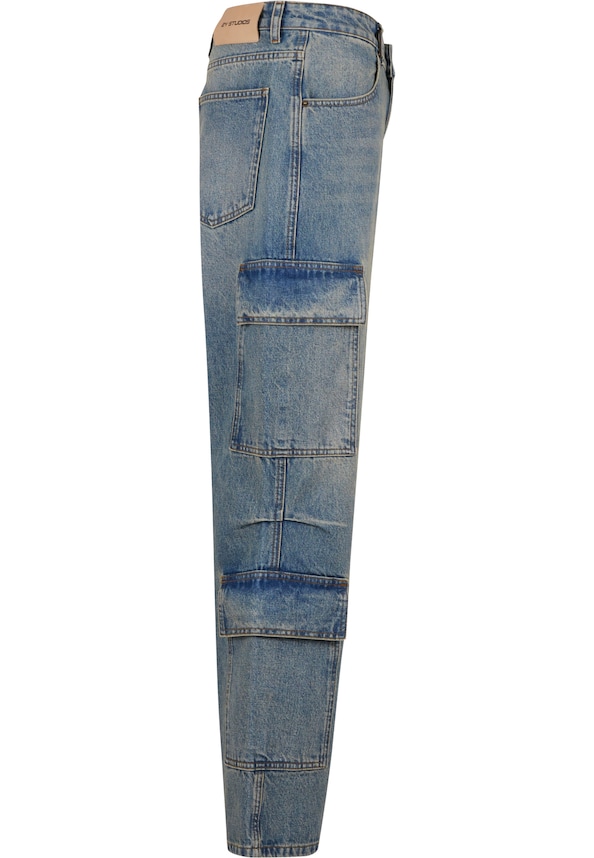 Vorin Cargo Baggy Jeans-6
