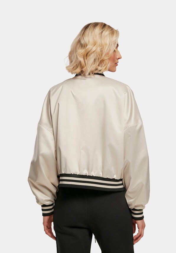 Ladies Short Oversized Satin-0