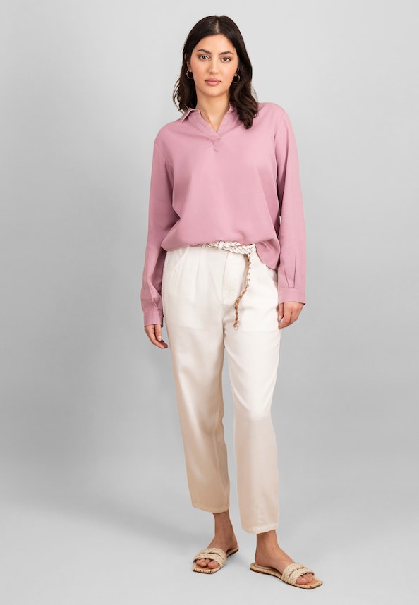 BLOUSE COLOR TENCEL-1