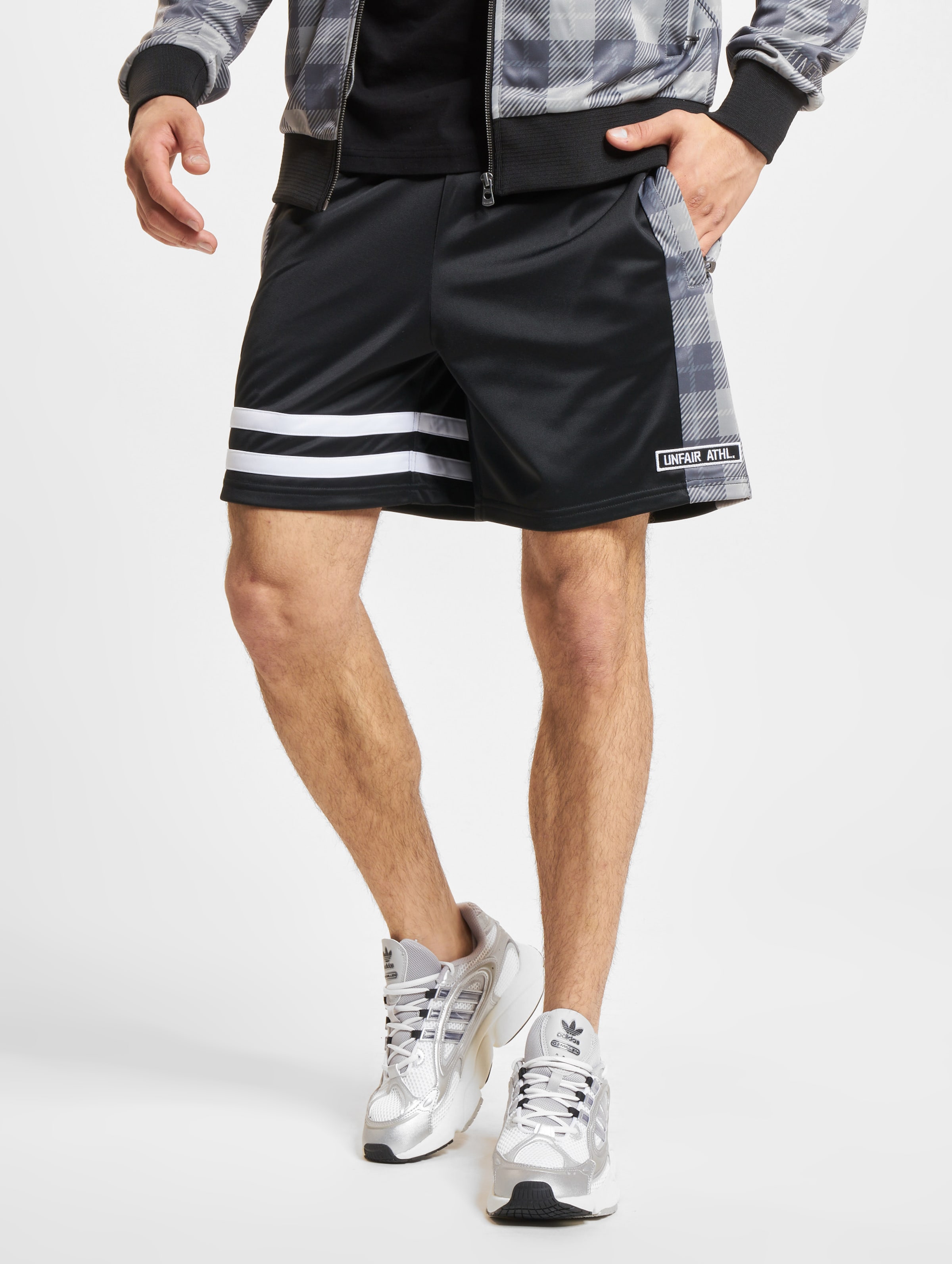 UNFAIR ATHLETICS DMWU Athletic Shorts Männer,Unisex op kleur grijs, Maat L