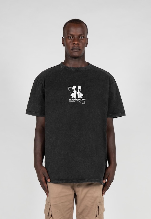 Circle x Acid Washed Heavy Oversized Tee-0