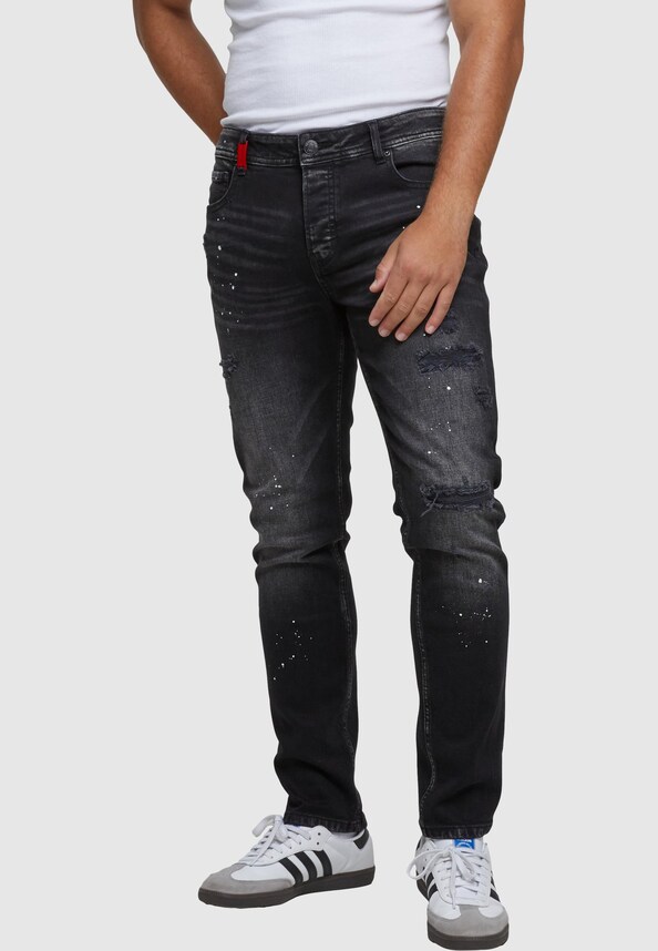 MATEO DESTROYED SLIM FIT JEANS-1