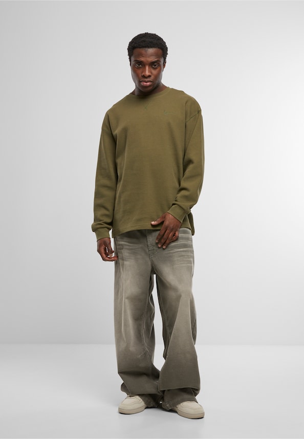 Signature Boxy Waffle Longsleeve-2