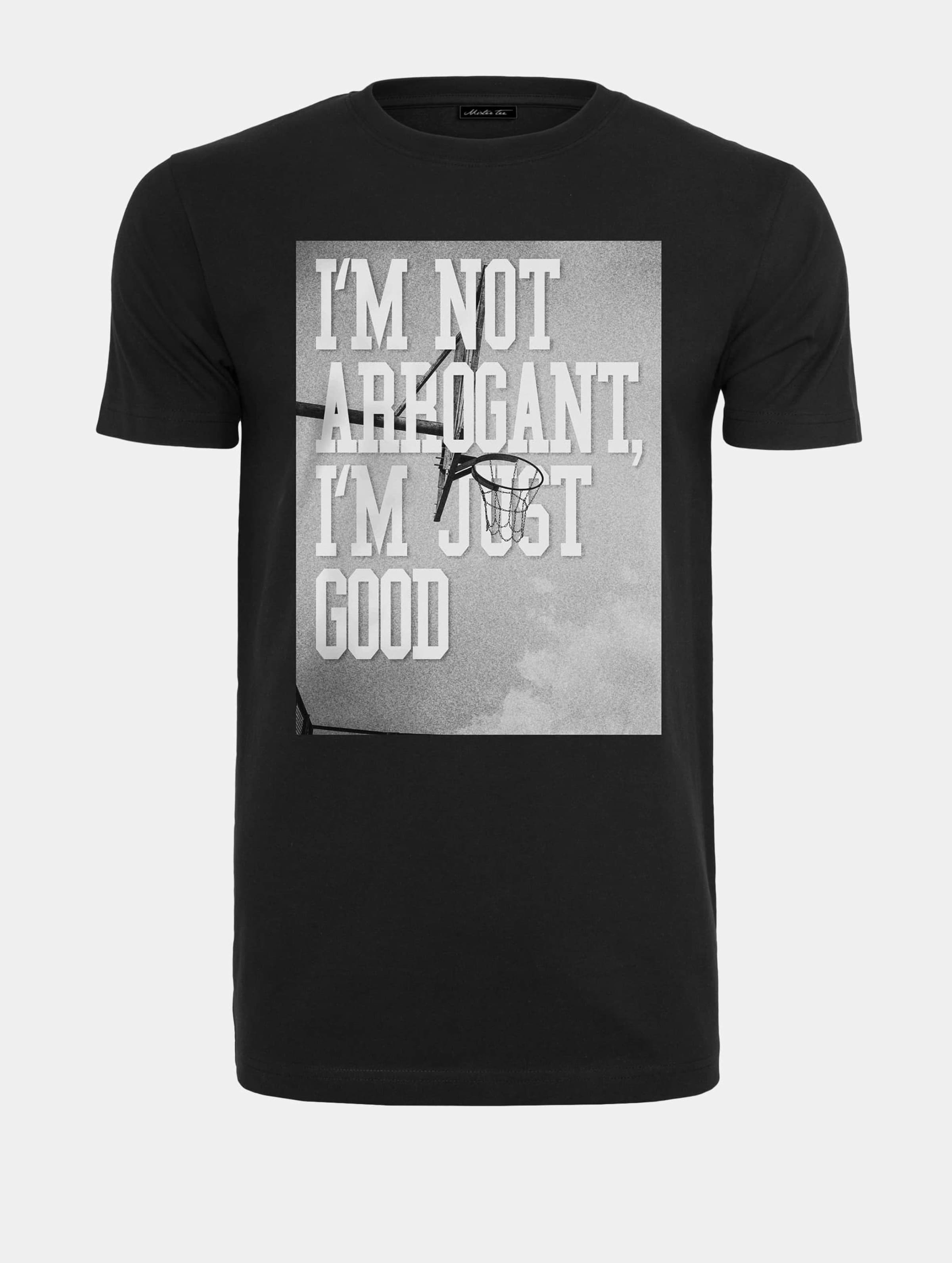 Mister Tee - I'm Not Arrogant I'm Just Good Heren T-shirt - 4XL - Zwart