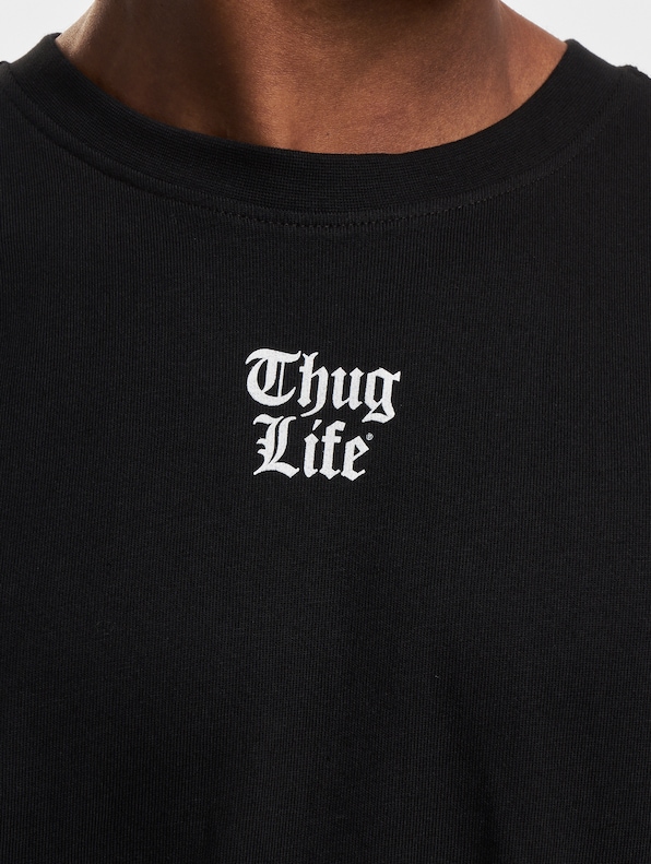 Thug Life AngelSkull T-Shirt Black-4