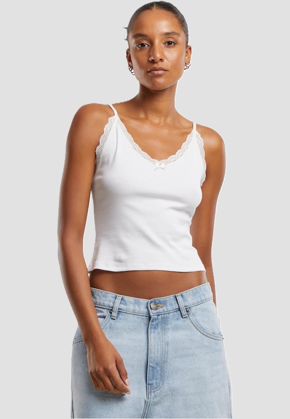 Ladies V-Neck Lace Top 2-Pack-1