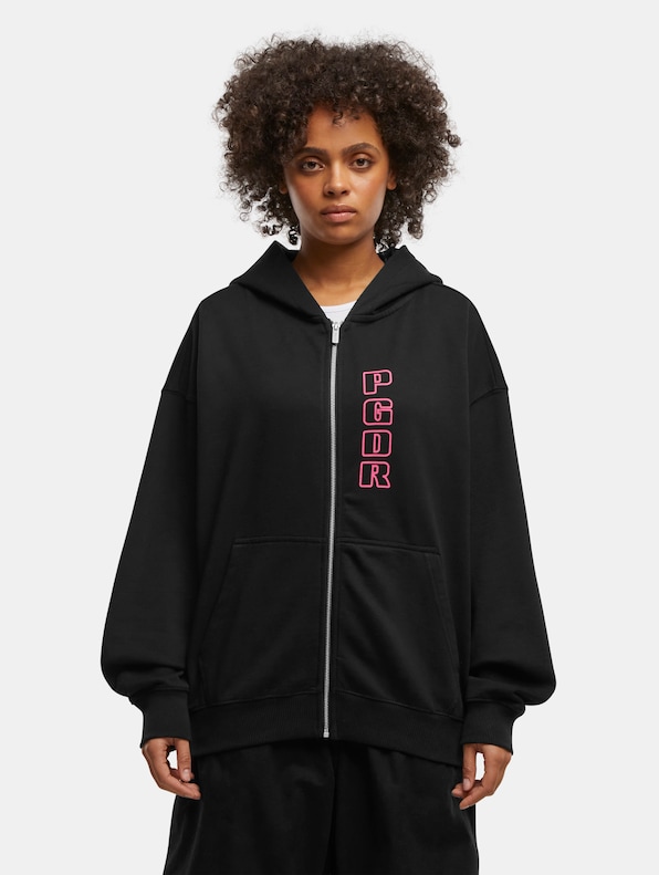 PEGADOR Skyla Oversized Sweat Zip Hoodies-2