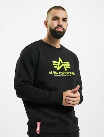 Alpha Industries Basic Neon Print Pullover