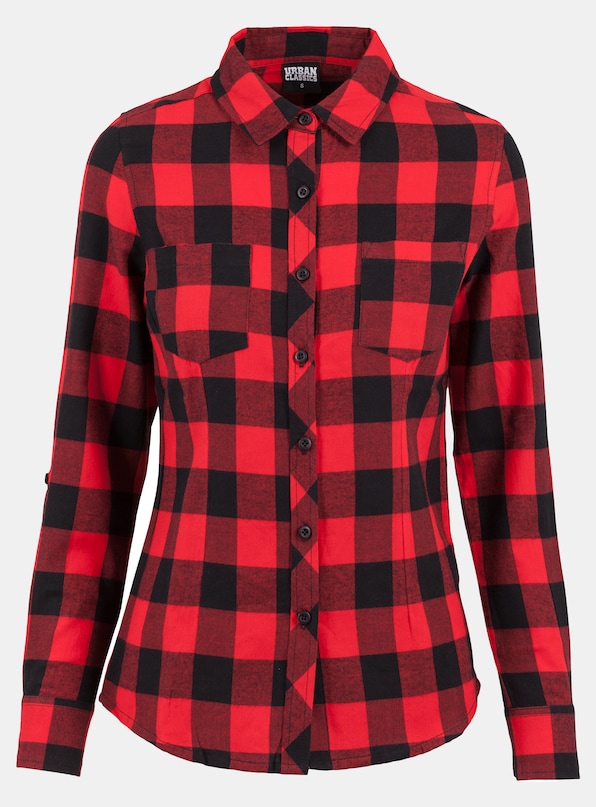 Ladies Turnup Checked Flanell-7
