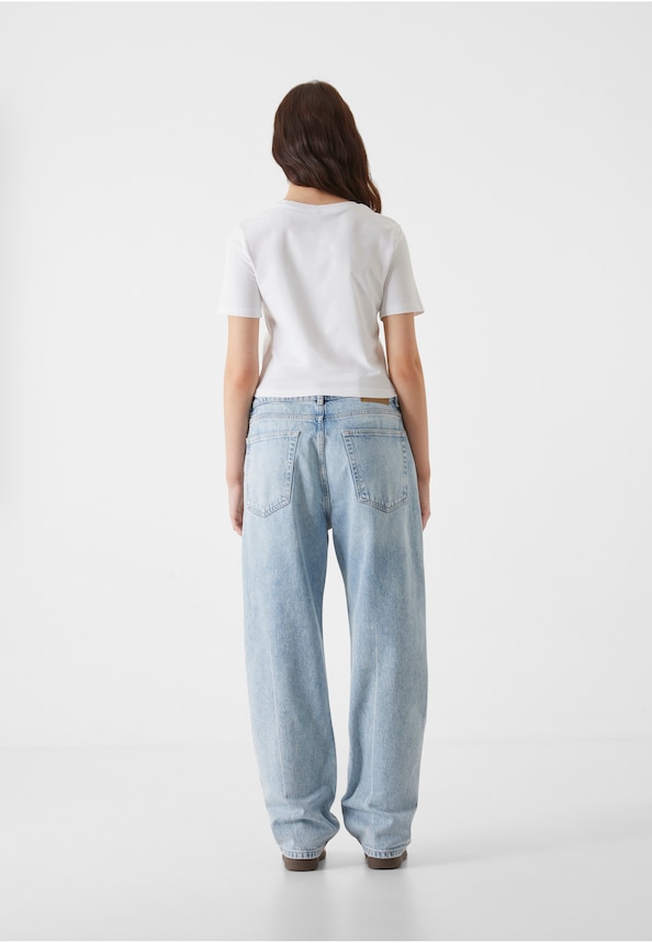 Lost Youth Ladies Cropped Tee - Cowboy Pillows-6