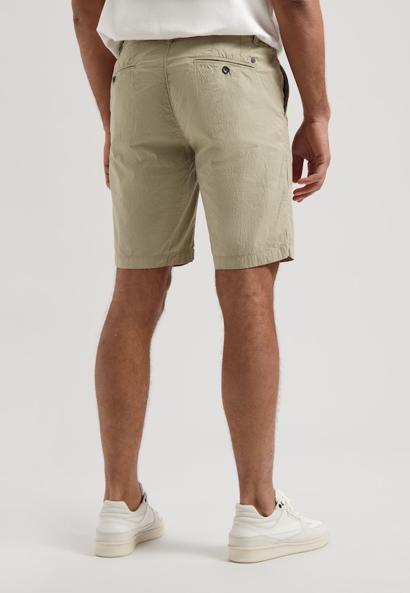 Lancaster Shorts Seersucker Stripe-1