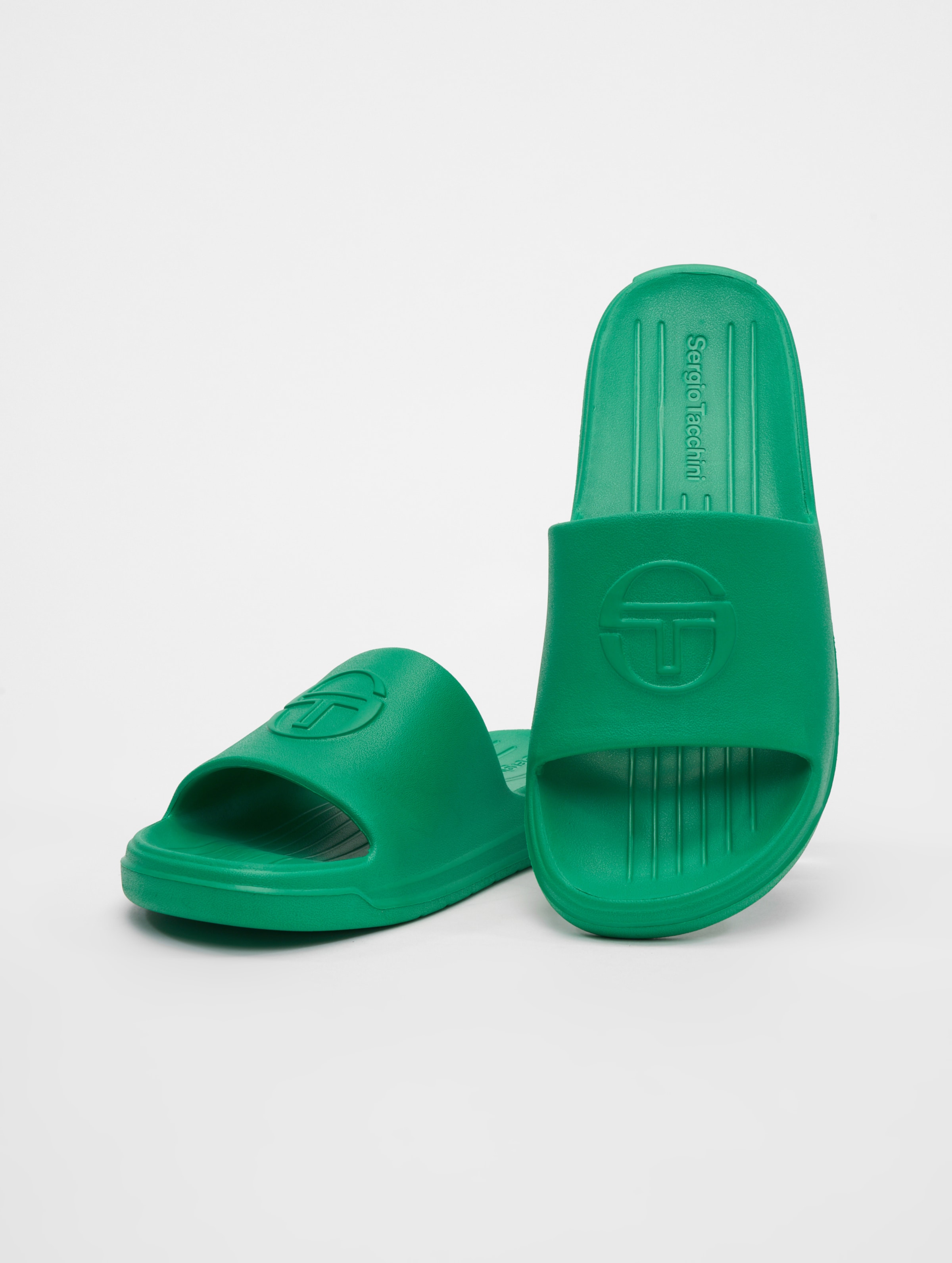 Sergio Tacchini Cup Slide Sandalen Mannen op kleur groen, Maat 44