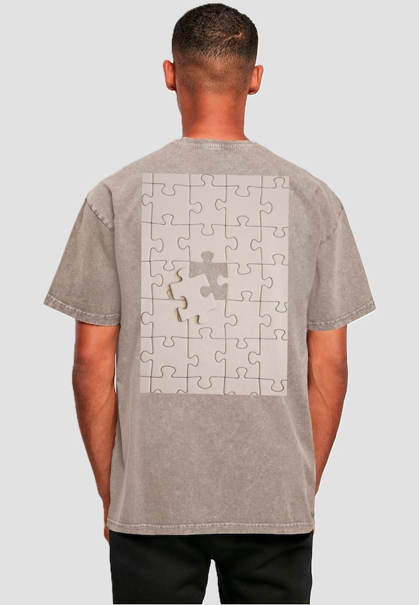Missing Piece Acid Washed Heavy Oversize-0