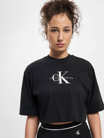 Calvin Klein Archival Monologo Cropped T-Shirt
