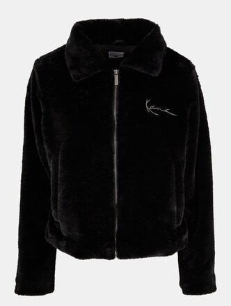 Karl Kani Metal Signature Fake Fur Jacket
