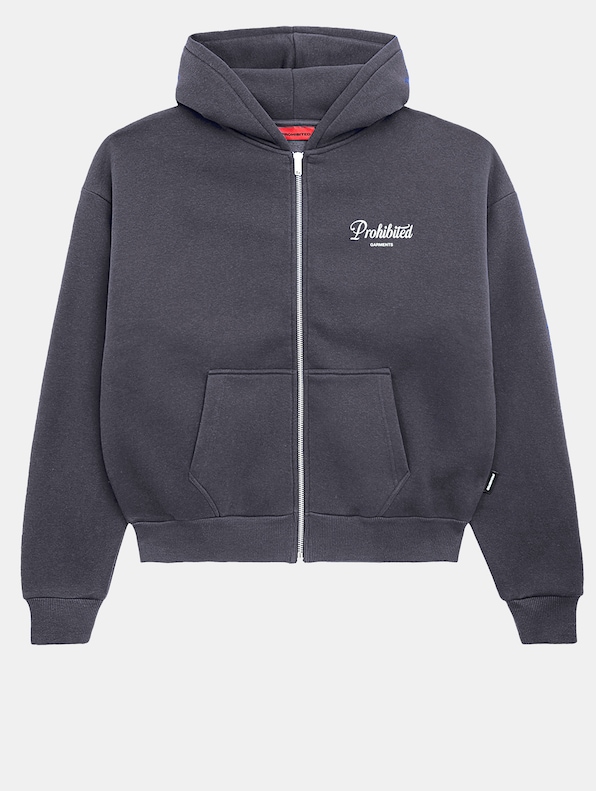 Prohibited PB Garment Zip Hoodies-2