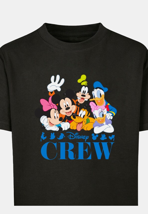 Disney Mickey Mouse Disney Friends -BLK with Kids Basic Tee-0