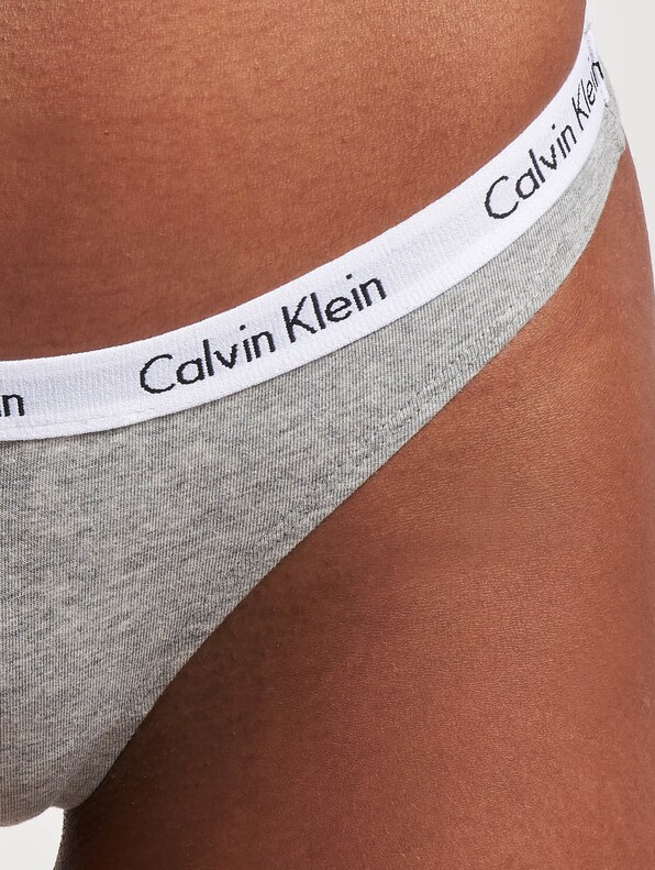 Calvin Klein Modern Cotton high waist thong in blue