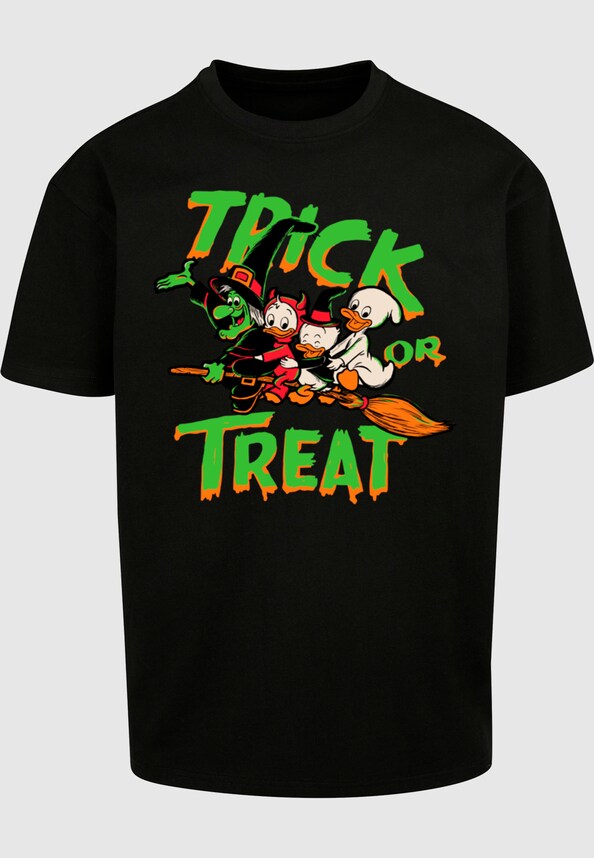 Disney Ducktales - Halloween Trick Or Treat Heavy Oversize Tee-4