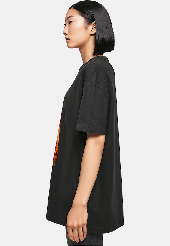 Ladies Ozzy Osbourne - Demon Wings Oversized Boyfriend Tee-3