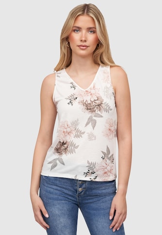 Cloud5ive Damen Top mit All Over Blumen Print