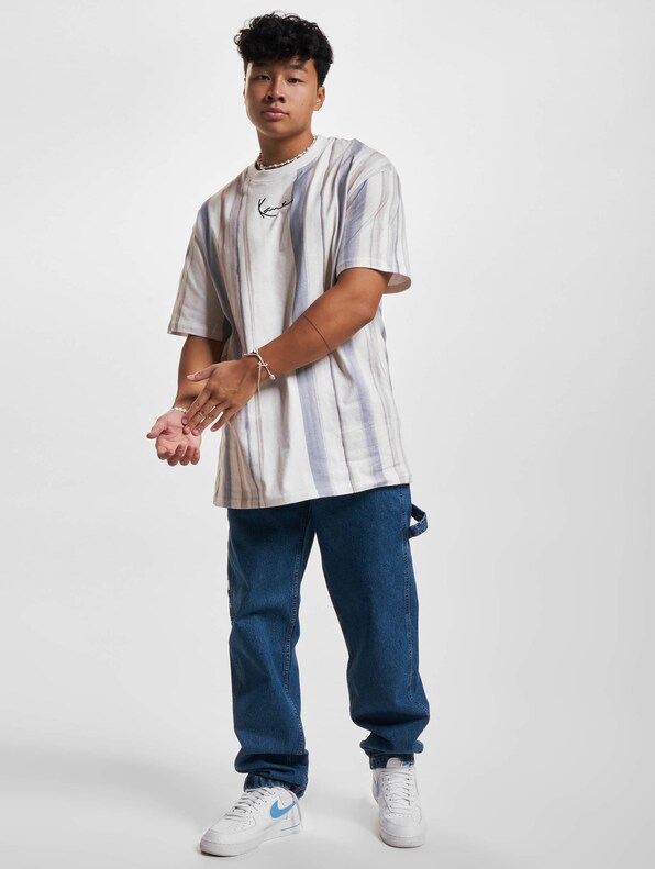 KM221-045-1 KK Small Signature Tie Dye Stripe Tee-4