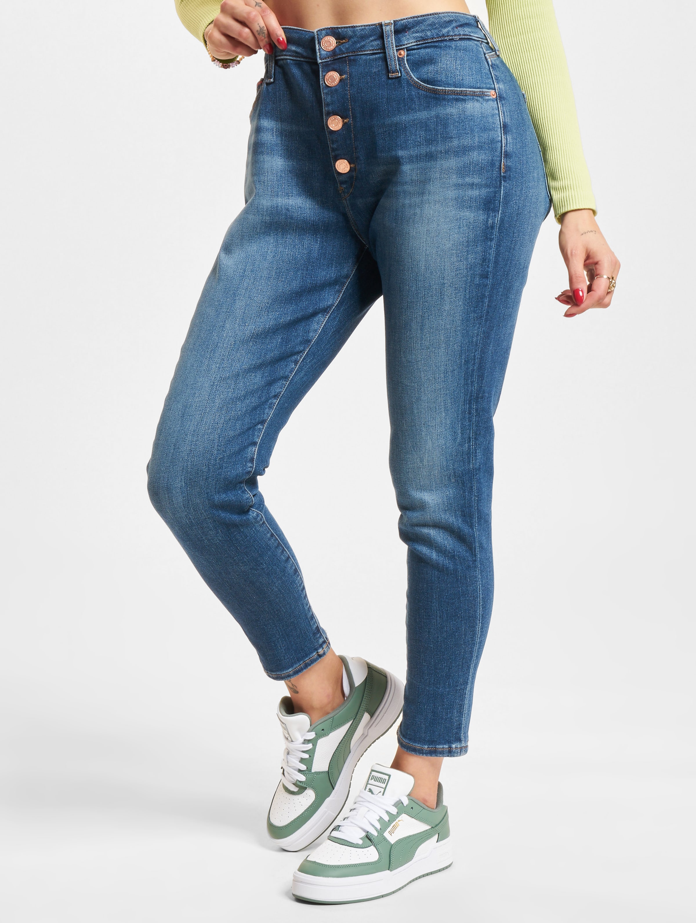 Tommy Jeans Sylvia Super Skinny op kleur blauw, Maat 32/28