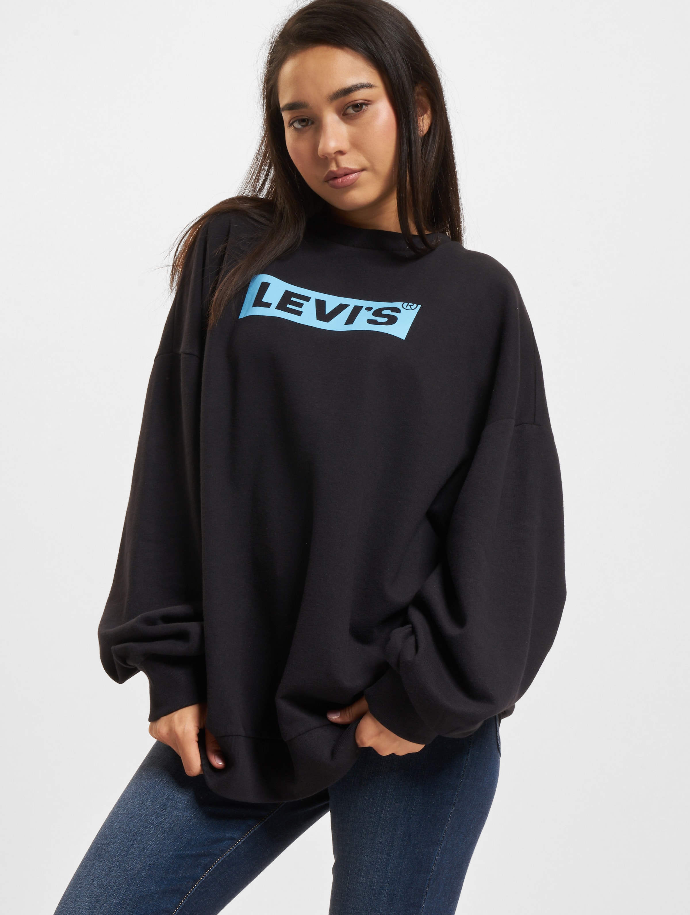 Levi's Levis GRAPHIC PRISM CREW Sweater Frauen,Unisex op kleur zwart, Maat S