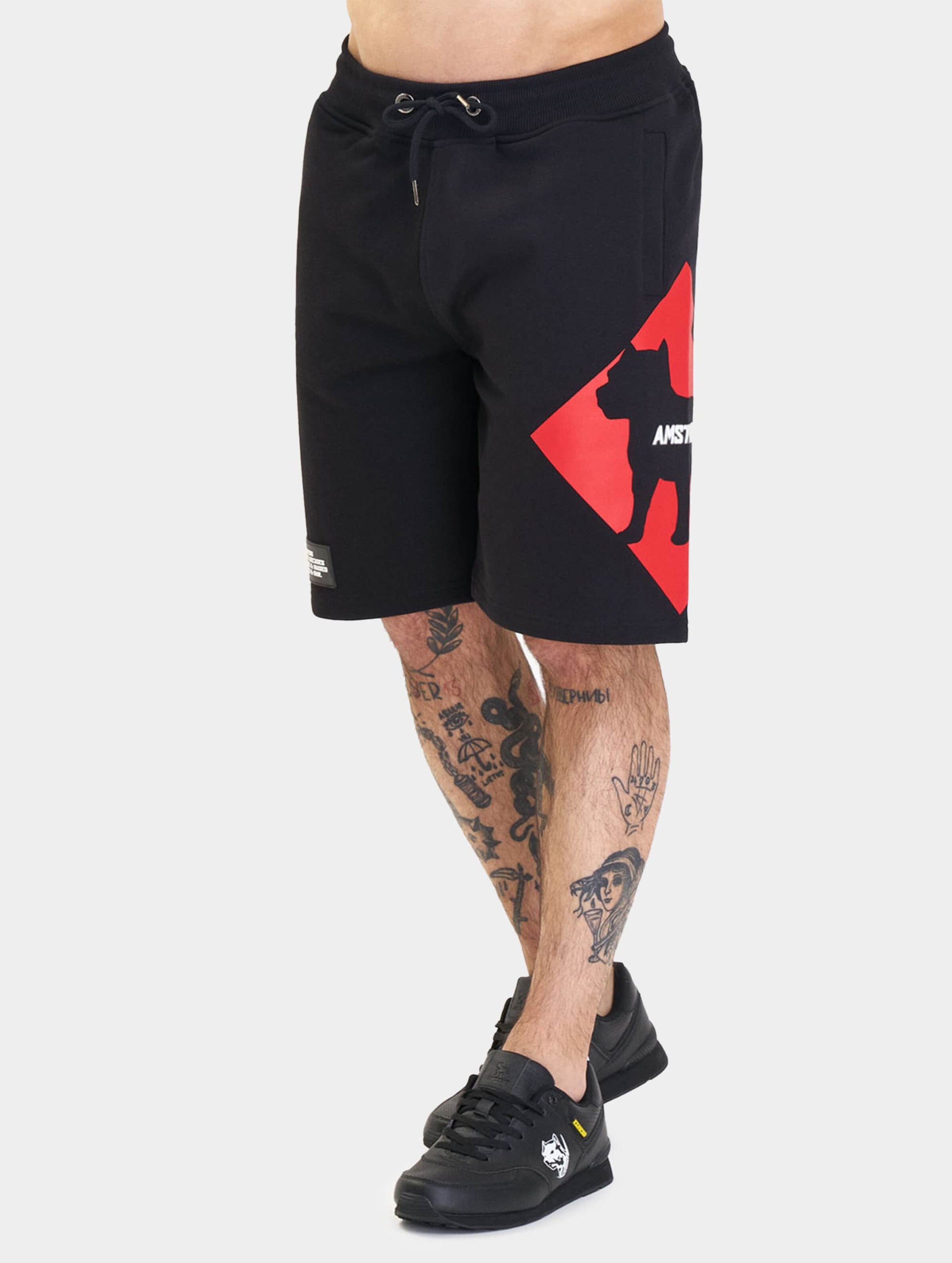 Amstaff Baist Shorts Mannen op kleur zwart, Maat XL