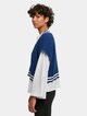 Ladies Cropped Knit College Slipover -2