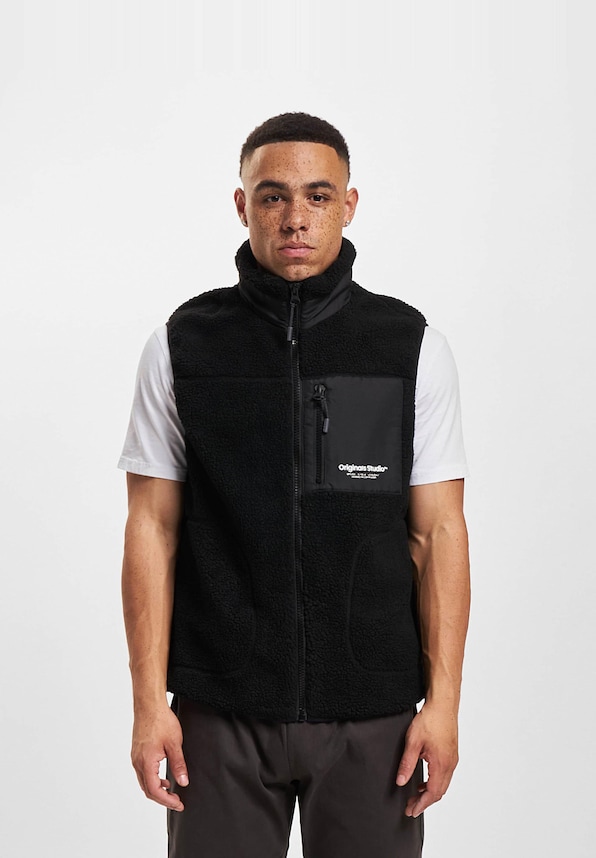 Jack & Jones Vesterbro Teddy Bodywarmer Vest-2