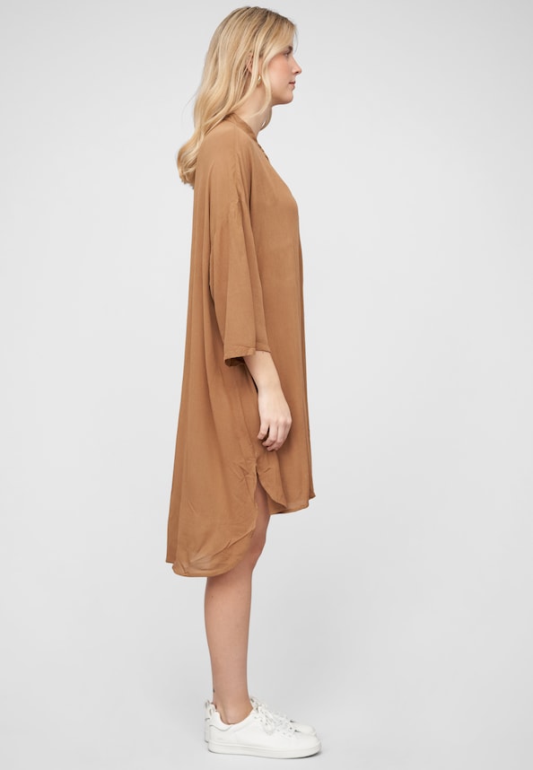 VIMARINA O-NECK 3/4 SHORT DRESS/SU/R-3