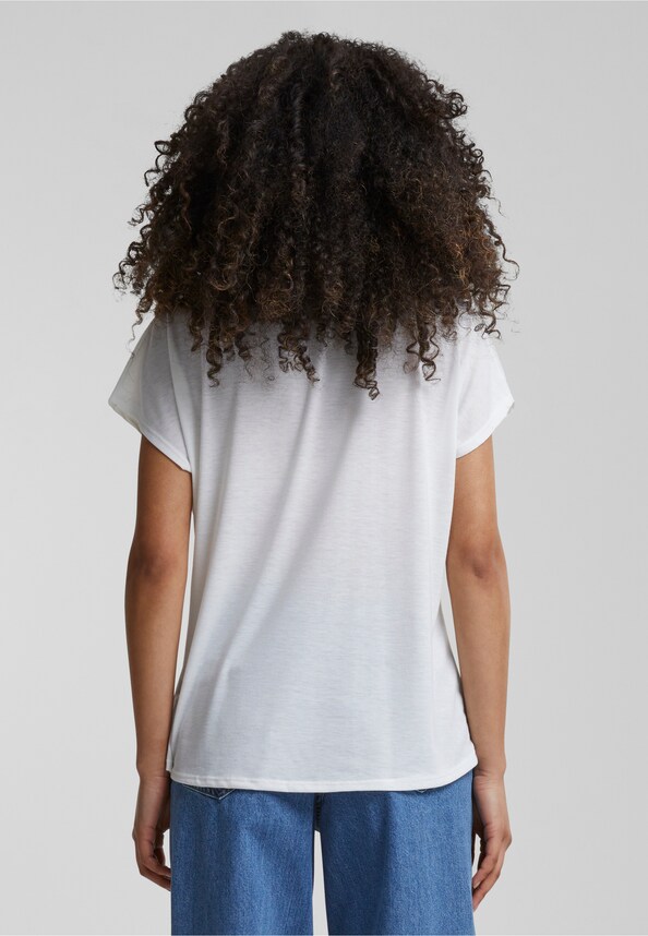 Cloud5ive Damen Viskose T-Shirt mit Fahrrad Print-1